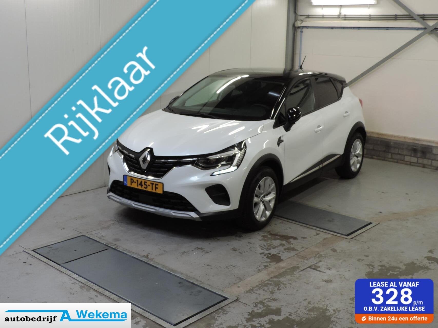 Renault Captur 1.3 TCe 140 Intens Rijklaar Prijs!, Auto's, Renault, Gebruikt, Euro 6, 4 cilinders, Wit