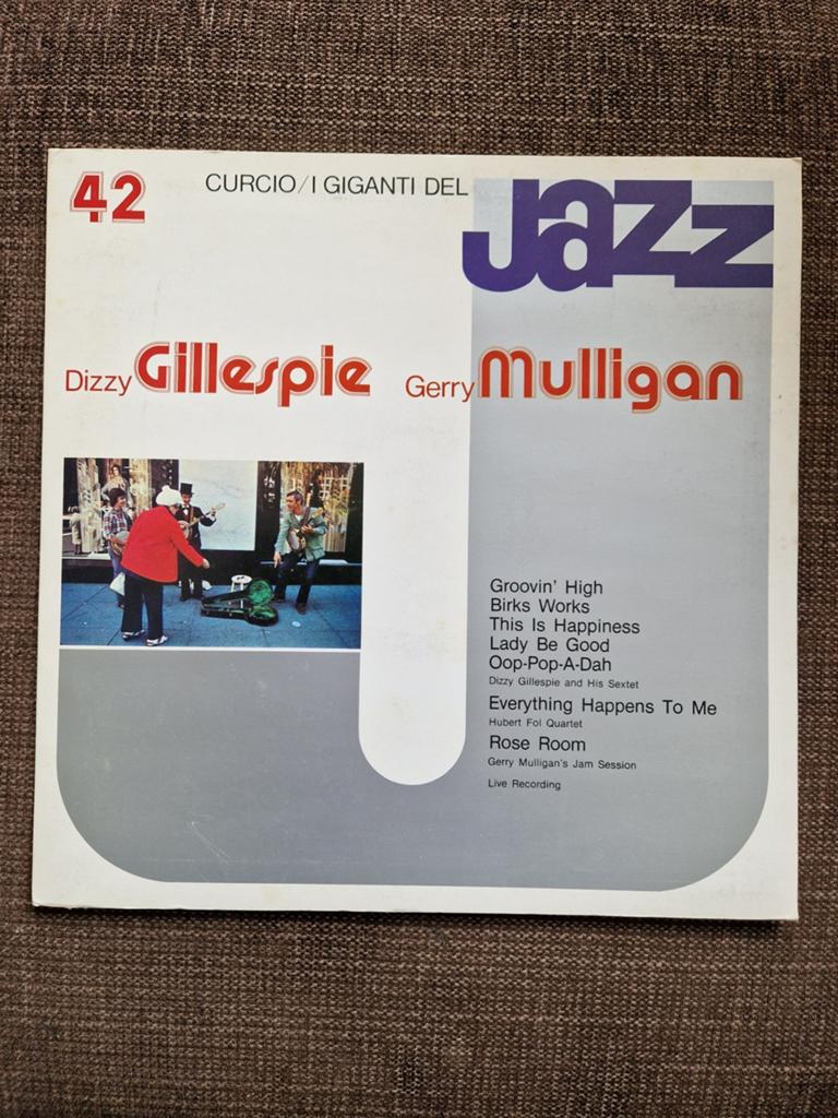 Dizzy Gillespie Gerry Mulligan - I Giganti Del Jazz LP, 1960 tot 1980, Gebruikt, Ophalen of Verzenden, 12 inch