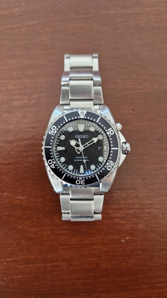 Seiko kinetic diver BFK 1e generatie met saffierglas, Sieraden, Tassen en Uiterlijk, Horloges | Heren, Ophalen of Verzenden, Zo goed als nieuw