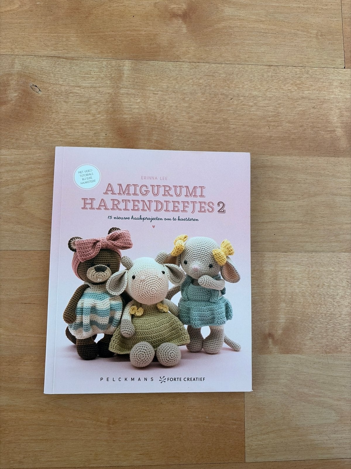 Amigurumi Hartendiefjes 2 - Haakboek Erinna Lee, Boeken, Ophalen of Verzenden, Zo goed als nieuw, Breien en Haken
