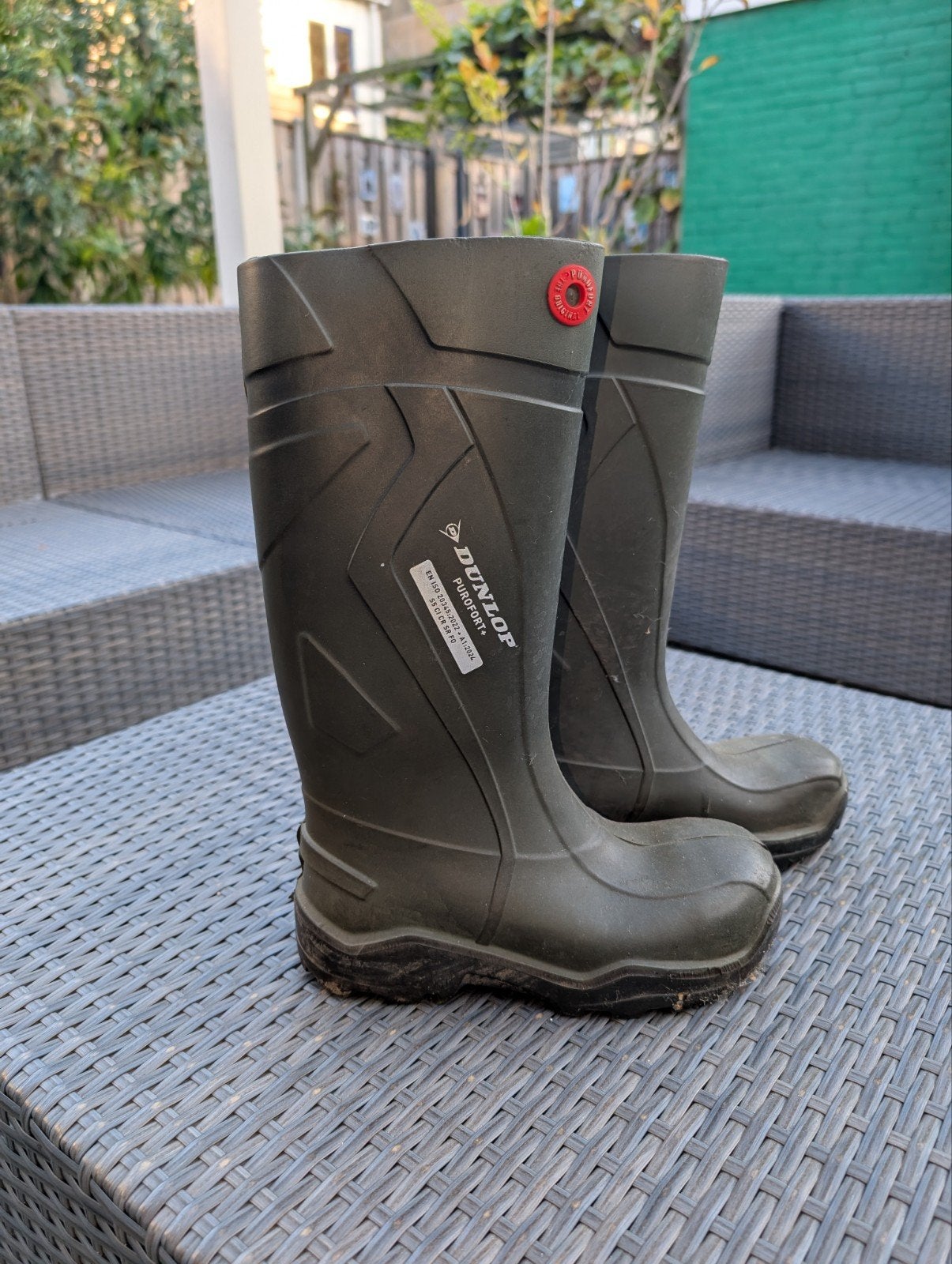 Werklaarzen Dunlop Purofort - Maat 36, Ophalen of Verzenden, Gebruikt
