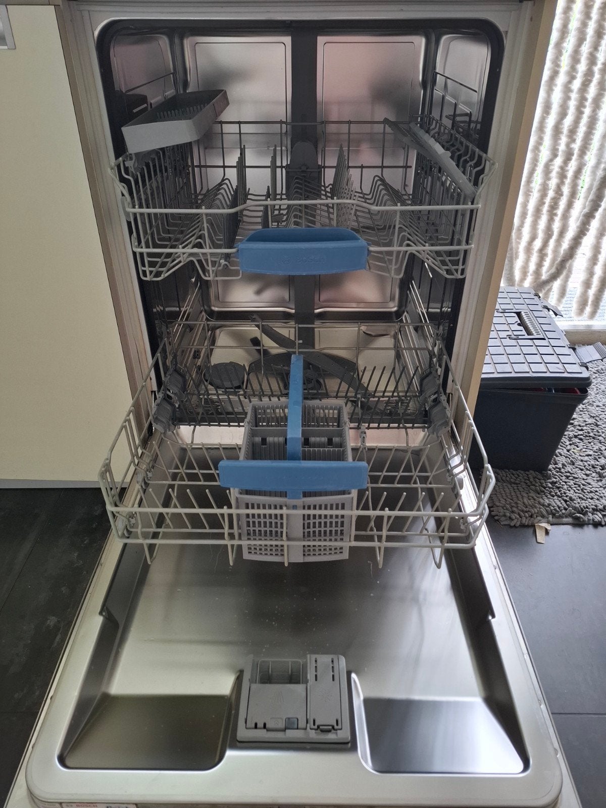 Bosch inbouw afwasmachine SD6P1B, Ophalen, Gebruikt, Minder dan 85 cm, Inbouw