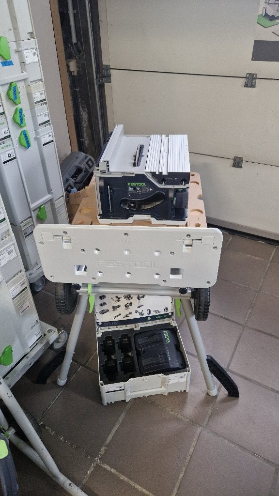 Festool CSC SYS 50 EBI-Set als nieuw, Ophalen, Zo goed als nieuw, 1200 watt of meer, 30 tot 70 mm