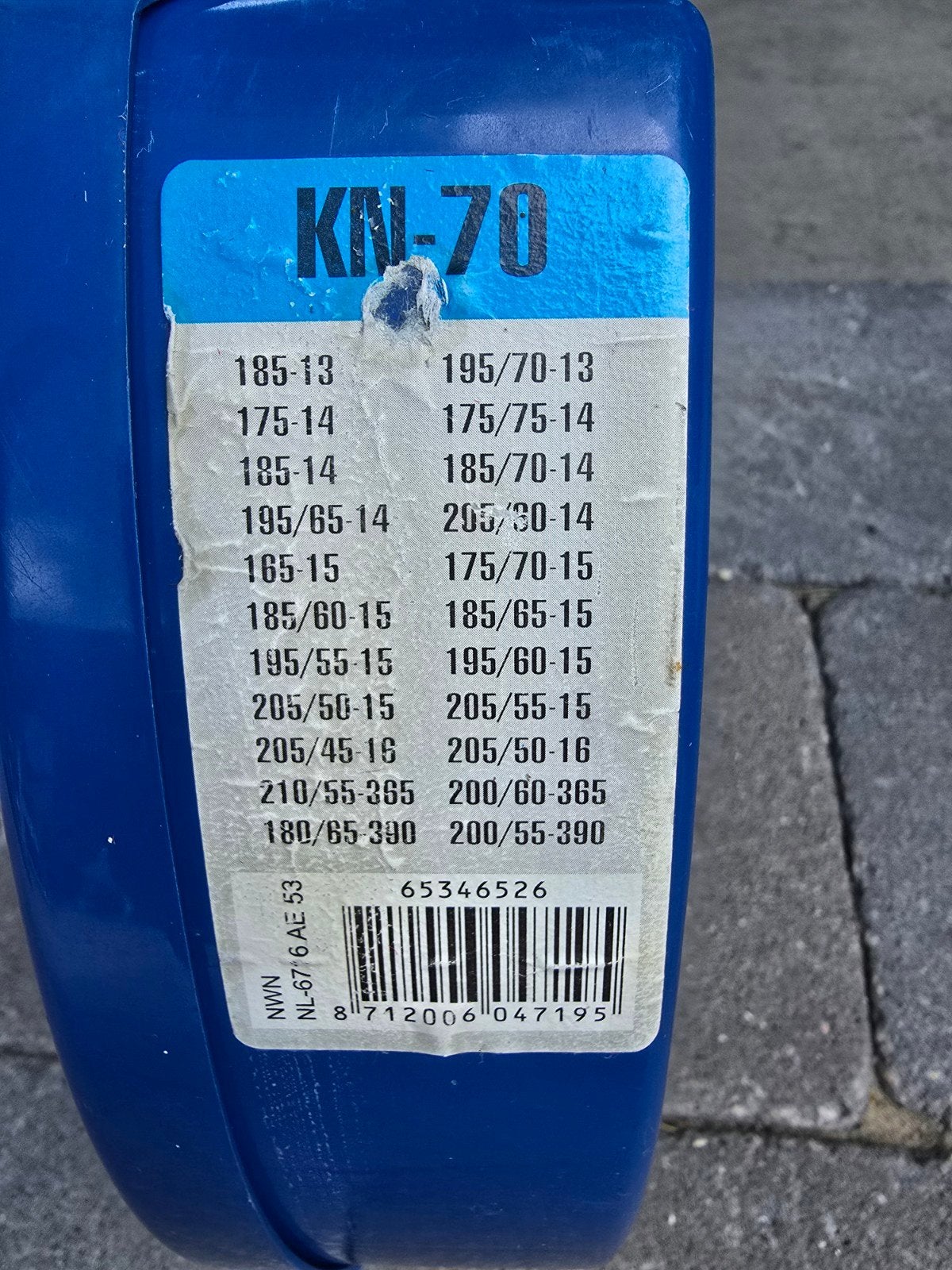 Car Novid KN-70 sneeuwkettingen 12mm dik 13 t/m 16 inch, Auto diversen, Sneeuwkettingen, Ophalen of Verzenden, Zo goed als nieuw