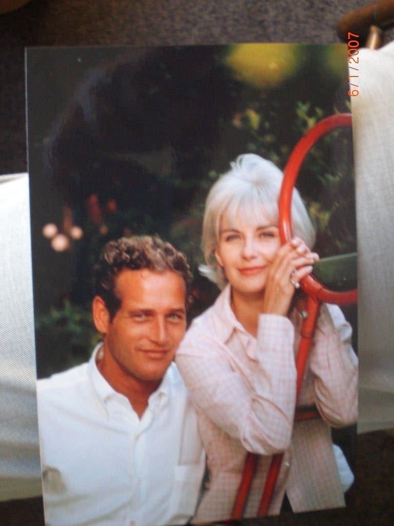 foto Paul Newman Joanne Woodward, Ophalen of Verzenden, 1980 tot heden, Sterren en Beroemdheden