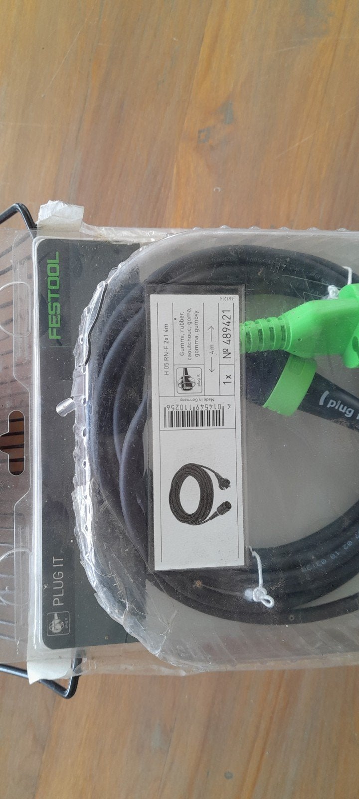 Festool Plug It Kabel - 4 meter, Ophalen of Verzenden, Nieuw, Kabel of Snoer