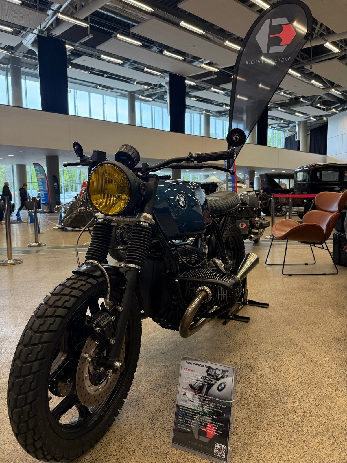 Unieke BMW R80 Scrambler Custom Build, 2 cilinders, Sportuitlaat, Motorrijbewijs A, Gebruikt