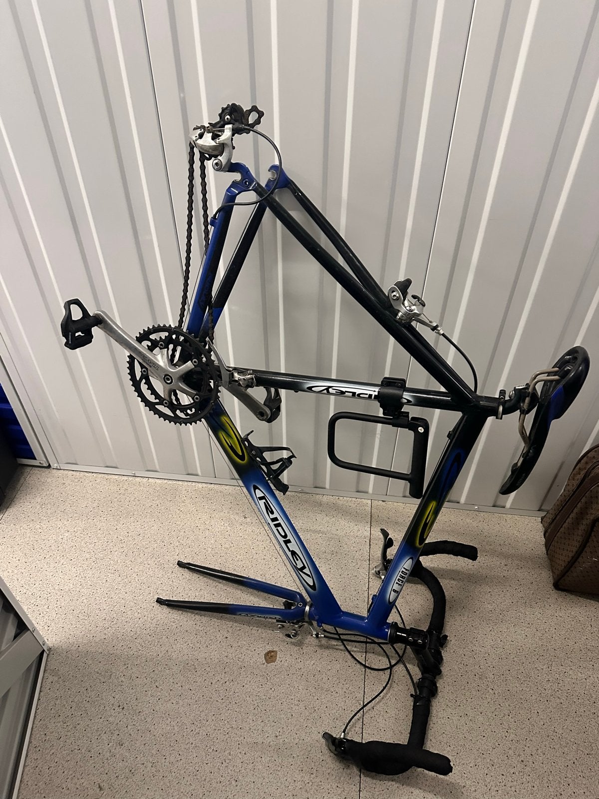 Ridley racefiets frame - banden gestolen, Fietsen en Brommers, Fietsonderdelen, Ophalen, Frame, Gebruikt, Aluminium