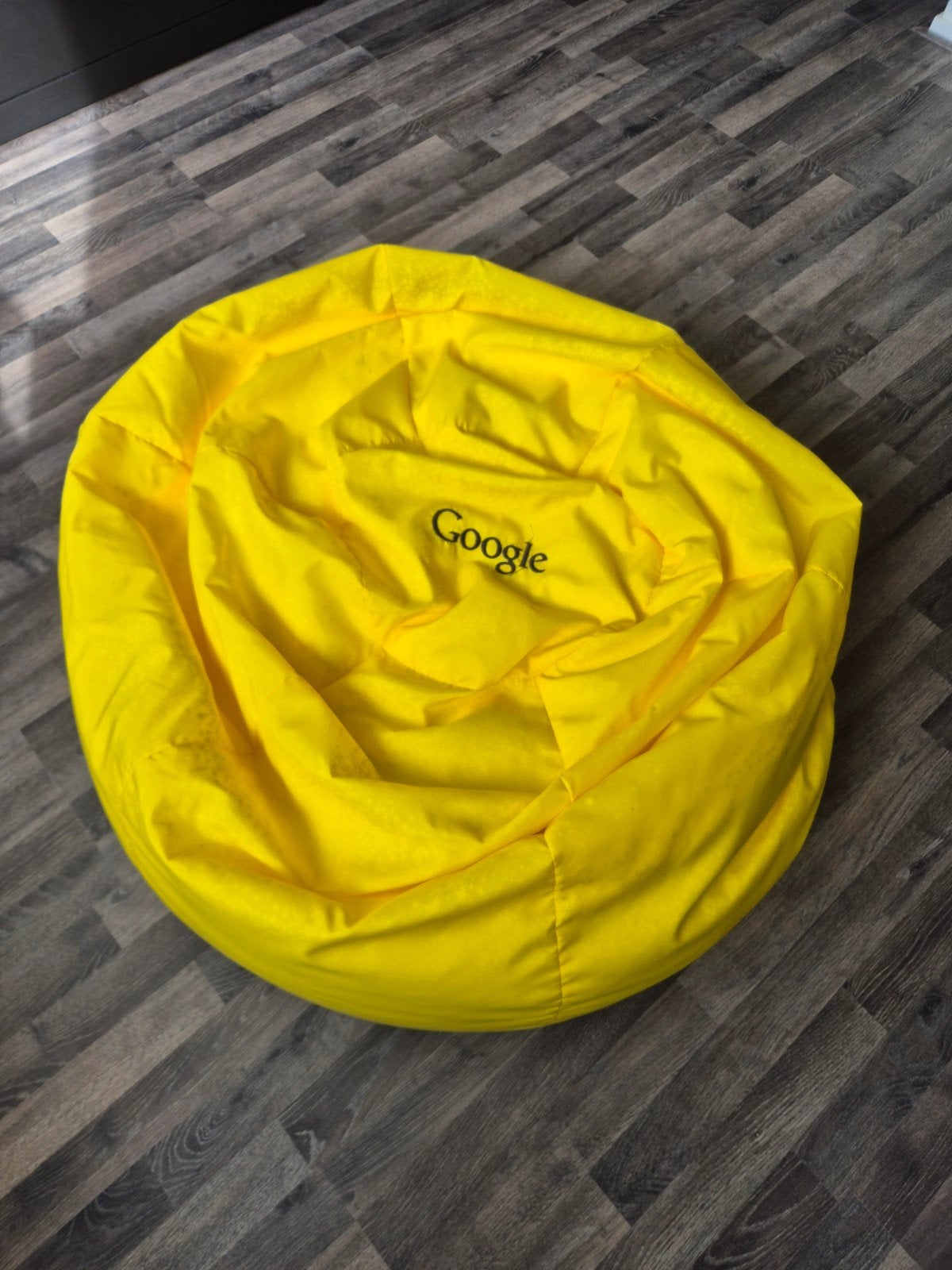 Google zitzak / beanbag - geel, Huis en Inrichting, Ophalen of Verzenden, Zo goed als nieuw, Geel, Zitzak