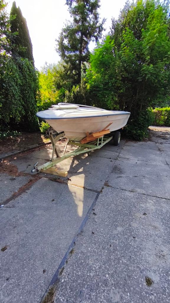 Polyester opknap boot gratis, Overige merken, Gebruikt, Binnenboordmotor, 5 m