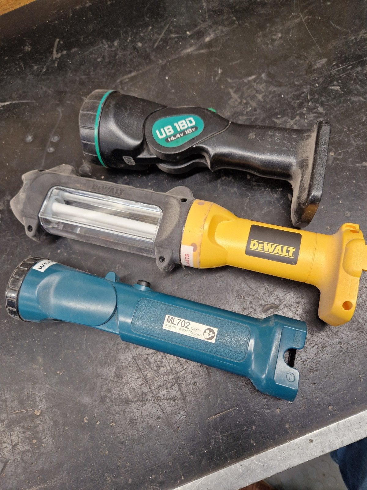 Hikoki Makita Dewalt, Ophalen of Verzenden, Gebruikt, Minder dan 50 watt, Lamp
