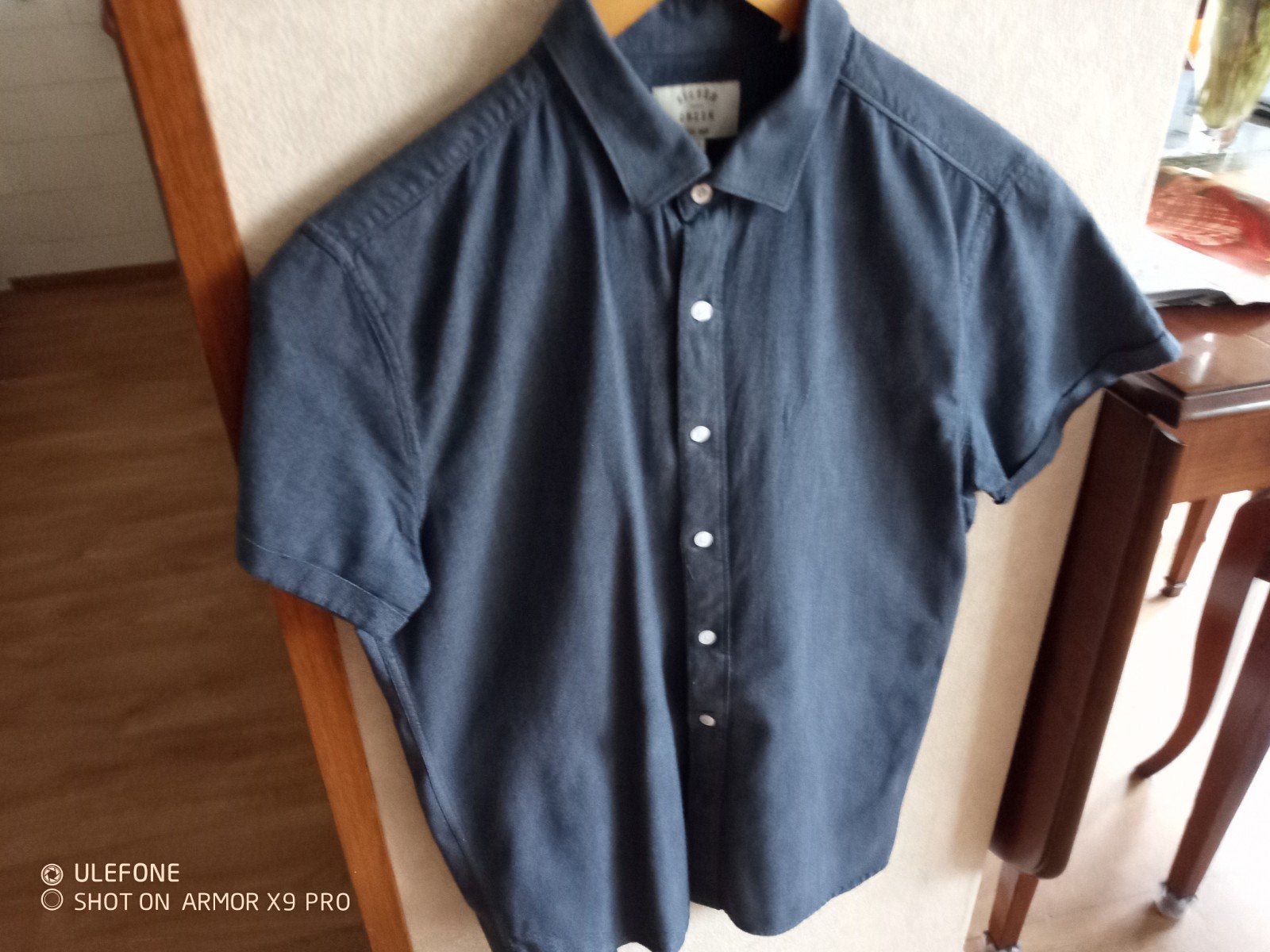 ZGAN blauwe denim bloes maat M  silvercreek, Blauw, Zo goed als nieuw, SILVERCREEK, Halswijdte 39/40 (M)