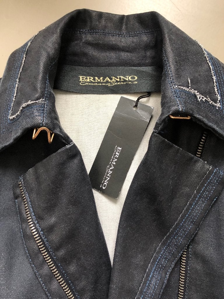 Ermanno Scervino biker spijkerjas - 36 - nieuw met label, Blauw, Nieuw, Ophalen of Verzenden, Ermanno Scervino
