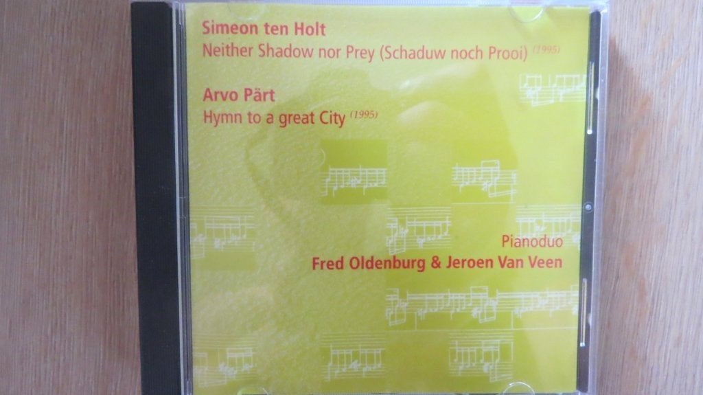 Cd piano: Fred Oldenburg, Jeroen van Veen, Simeon ten Holt, Ophalen of Verzenden, Classicisme, Zo goed als nieuw, Kamermuziek