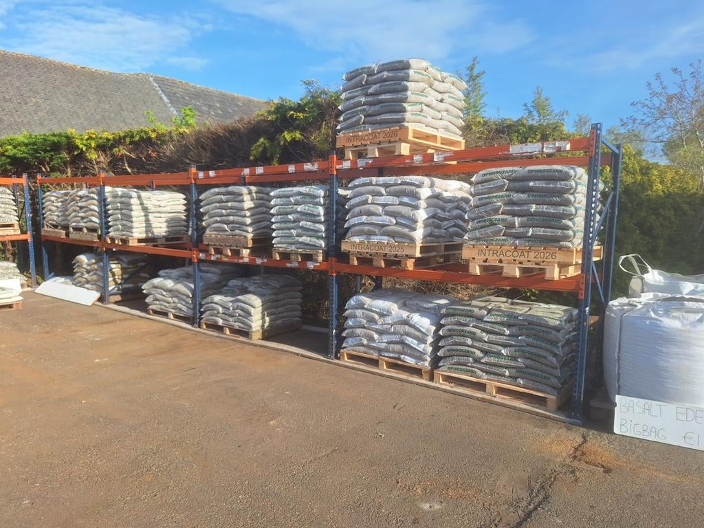 OUTLET ZAND GRIND AARDE BOOMSCHORS HYDROKORRELS, Ophalen, Nieuw, Wit