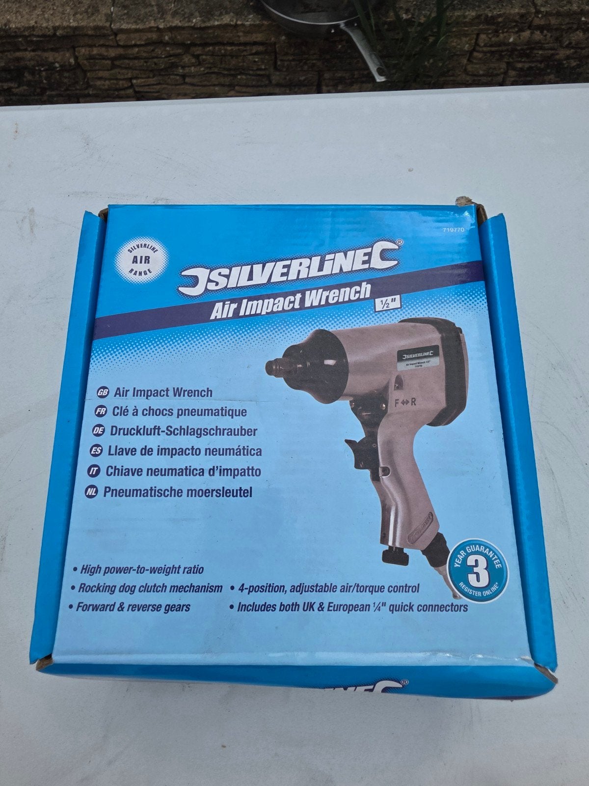 Silverline Air Impact Wrench 1/2" - Nieuw in doos, Ophalen of Verzenden, Nieuw