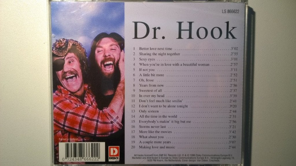 Dr. Hook - 20 Great Love Songs, Ophalen of Verzenden, Zo goed als nieuw, Poprock, Album