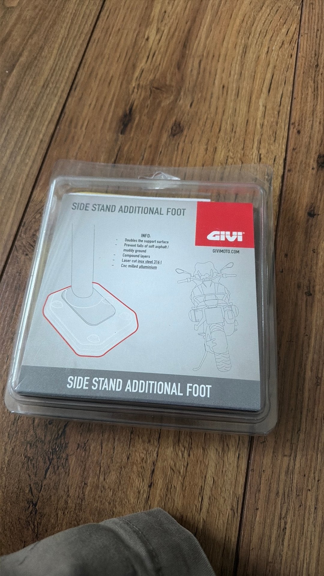 Givi zijstandaard verbreder ES1111 voor Honda Transalp, Ophalen of Verzenden, Nieuw