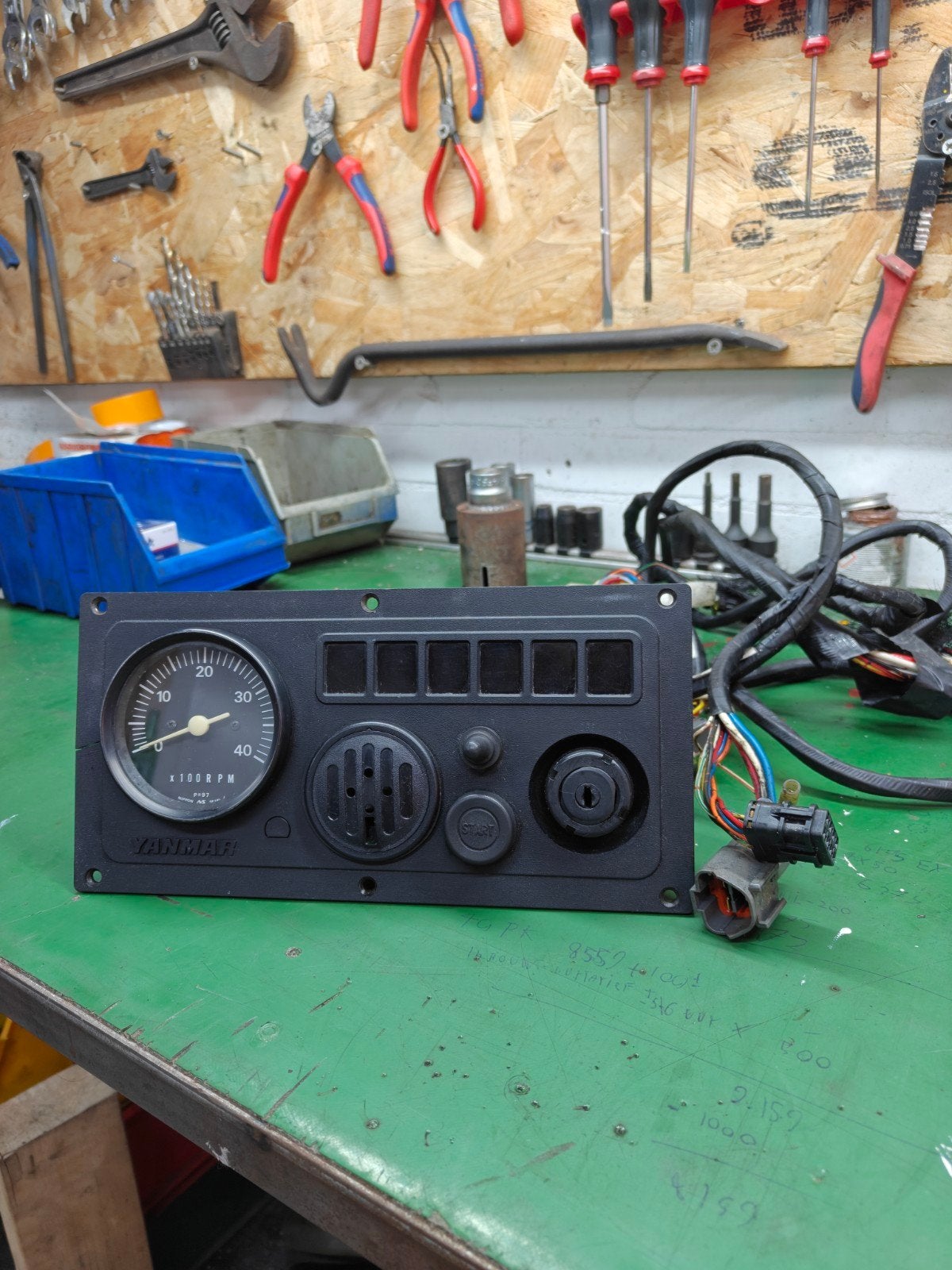 yanmar controlepaneel incl sleutel, Ophalen of Verzenden, Gebruikt, Motor en Techniek, Zeilboot of Motorboot