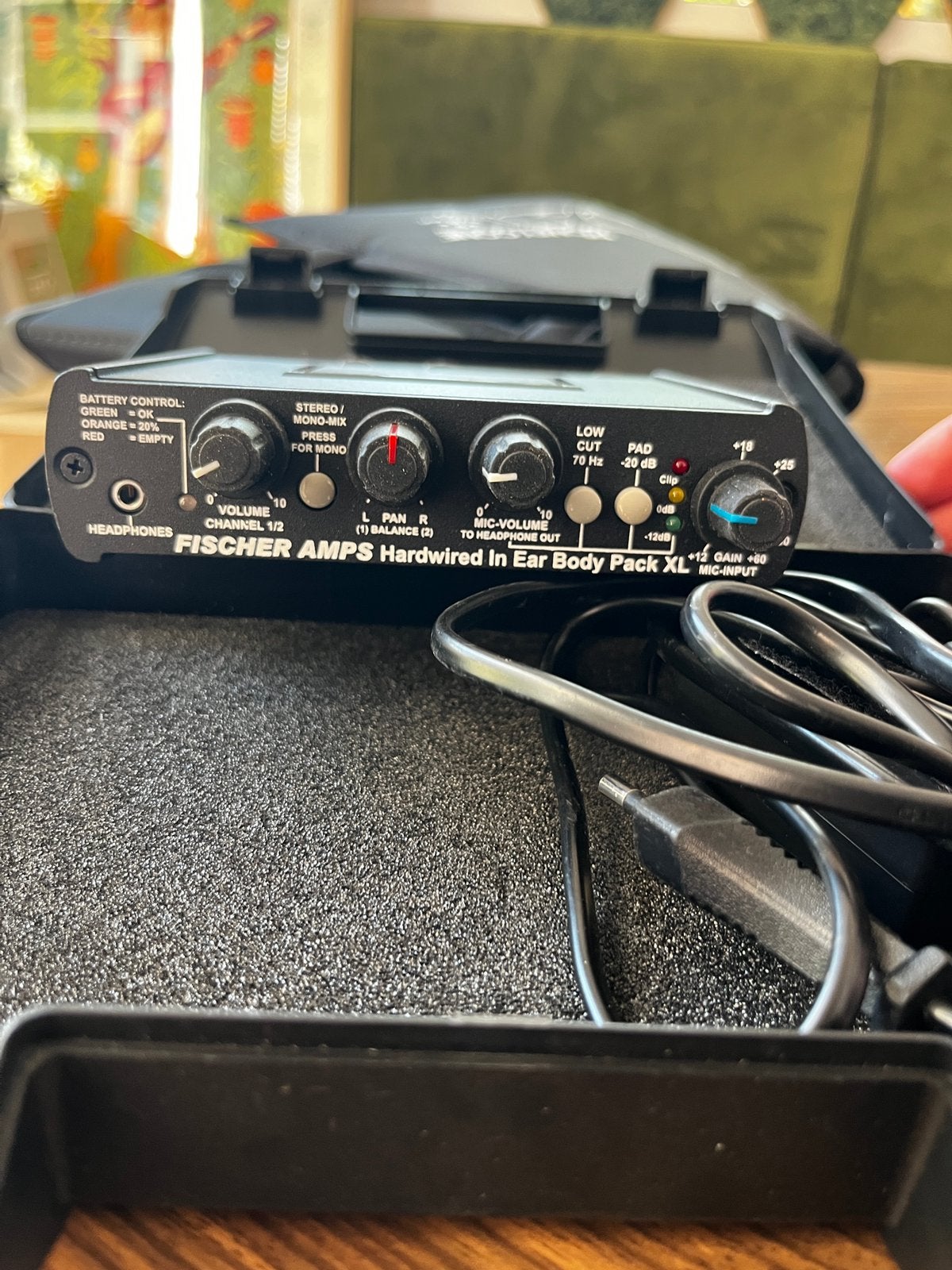 Fisher amps in ear body pack xl, Ophalen of Verzenden, Zo goed als nieuw, Minder dan 500 watt