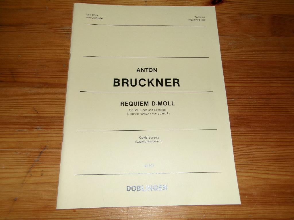 Bruckner - requiem d moll, Klassiek, Ophalen of Verzenden, Artiest of Componist, Gebruikt