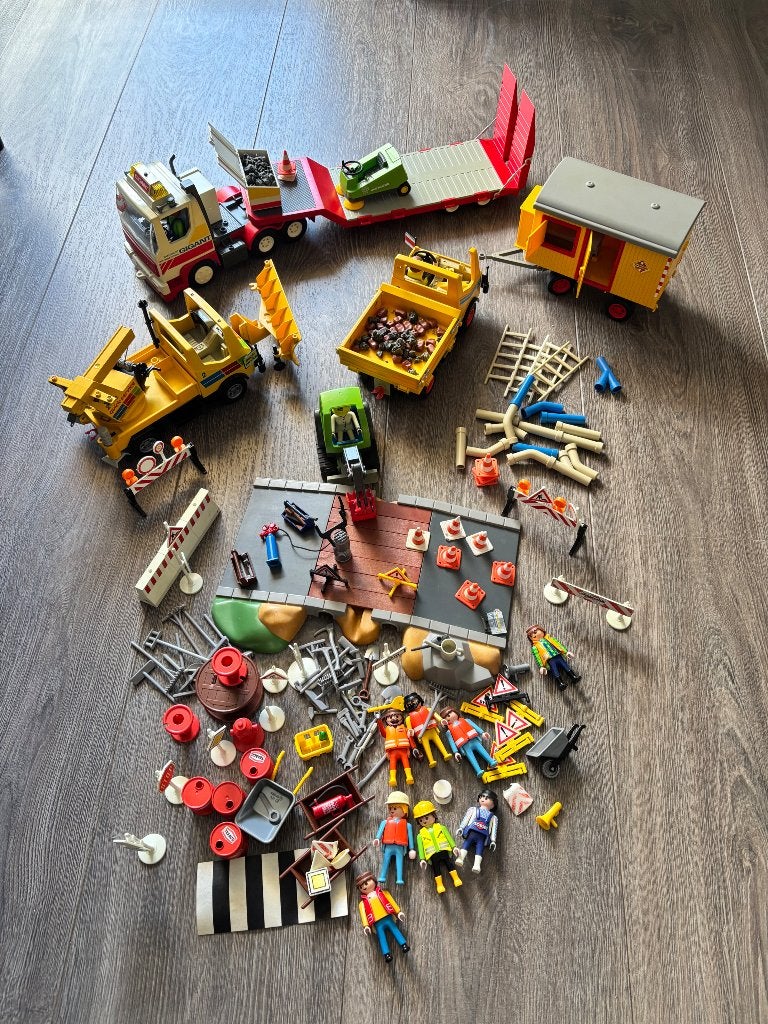 Veel bouw Playmobile, Ophalen, Gebruikt