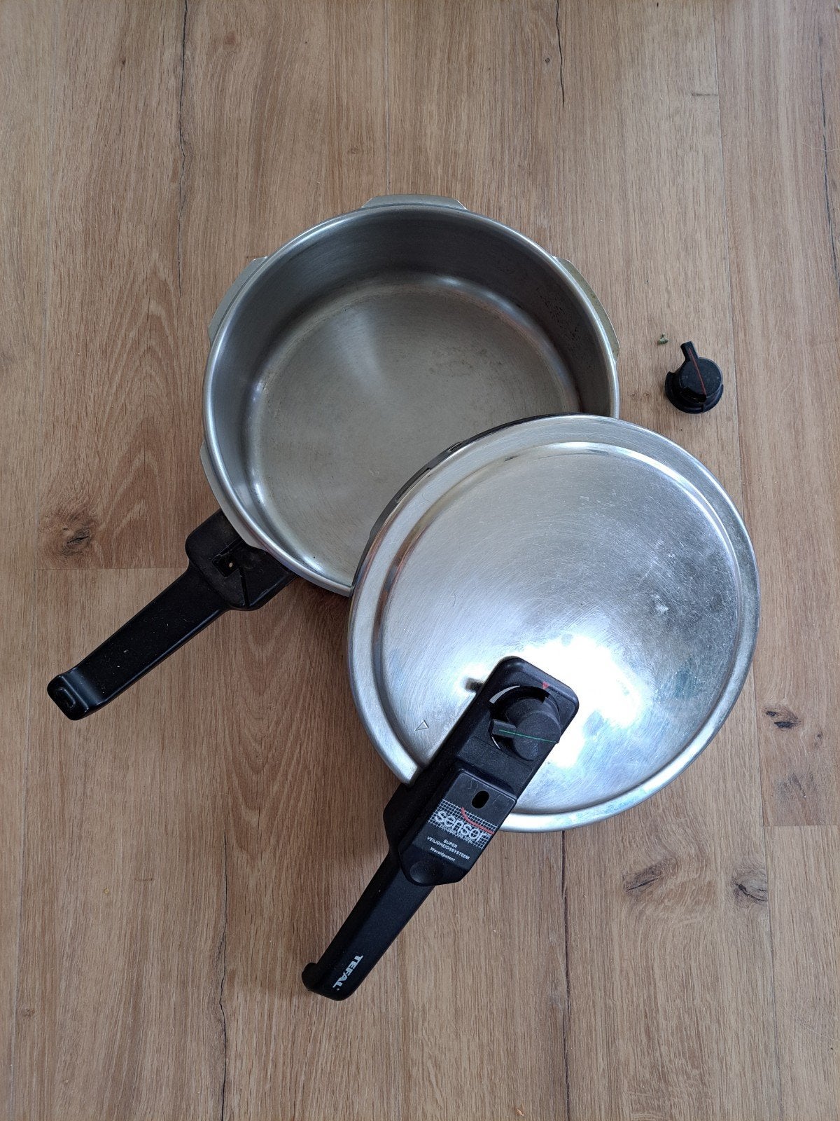Tefal Sensor Snelkookpan - RVS, Gebruikt, Huis en Inrichting, Ophalen, Gebruikt, Rvs