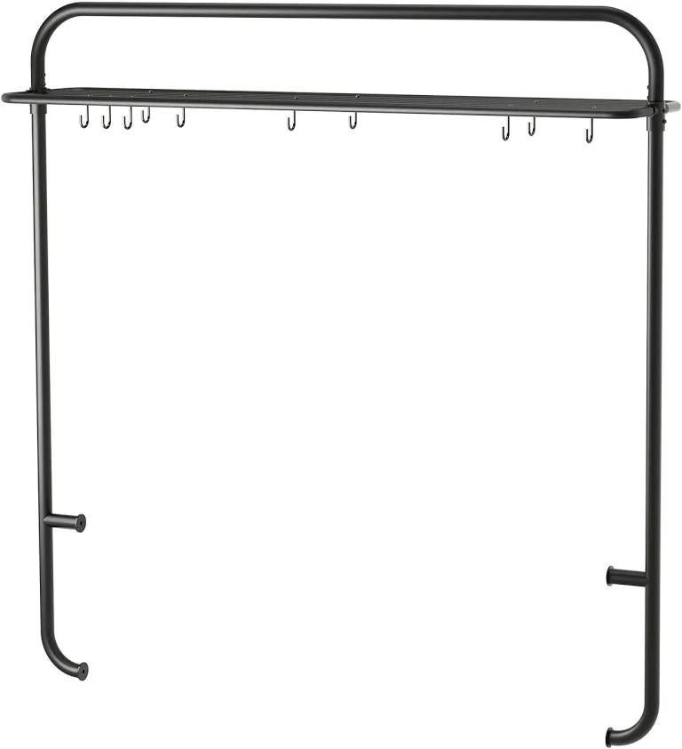 IKEA VADHOLMA Rek Stelling Kookeiland keukeneiland, Ophalen, Metaal, Wandkapstok, Minder dan 100 cm