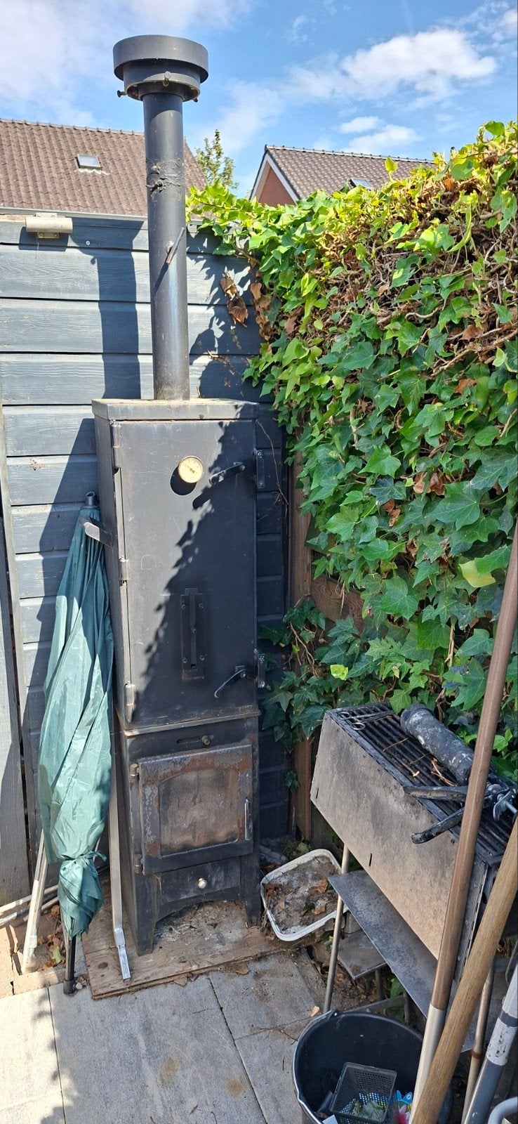 zelf gemaakte rook kast, Ophalen of Verzenden