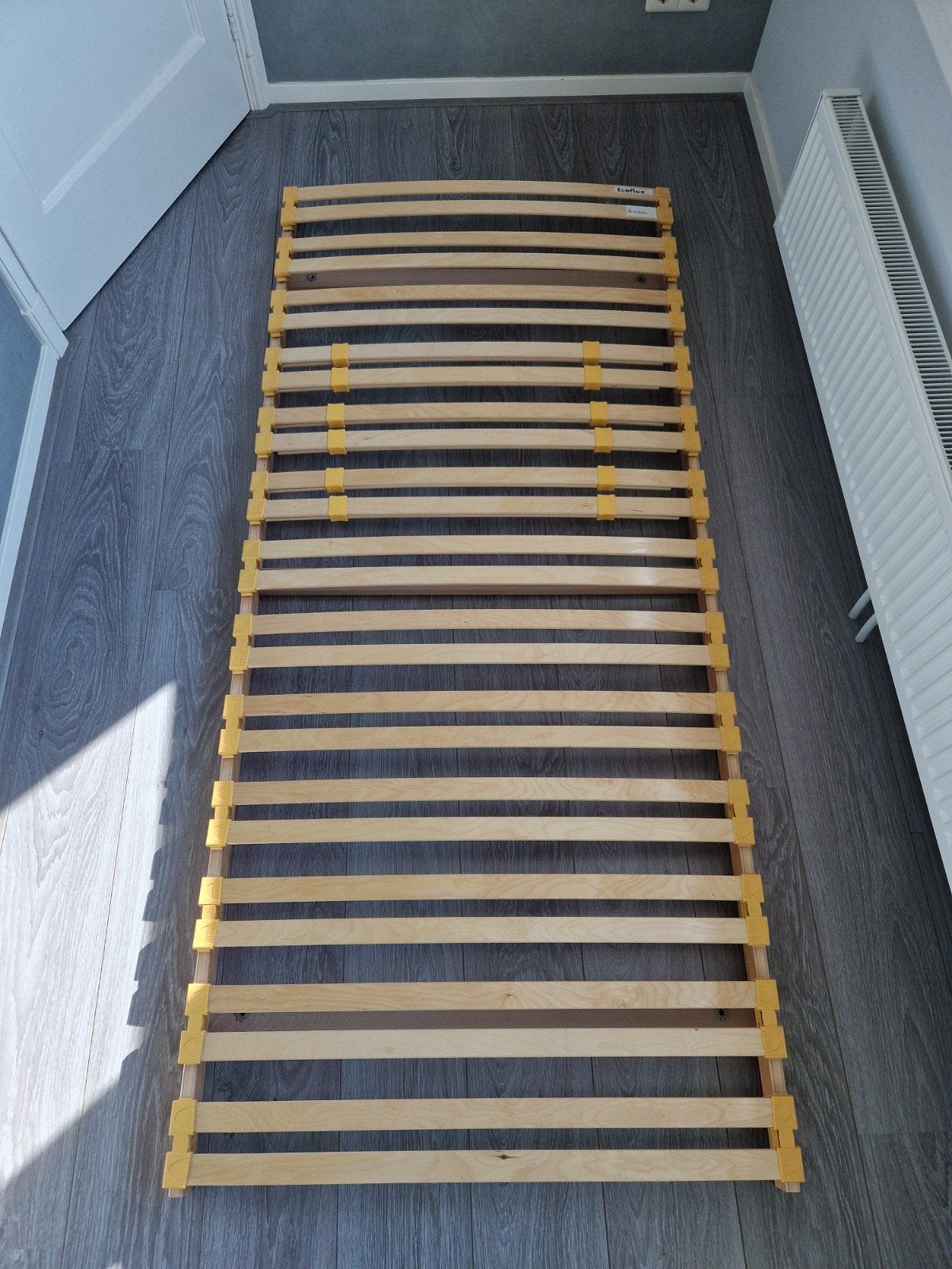 Ecoflex lattenbodem 90x210 cm, Ophalen, Gebruikt, 90 cm, Eenpersoons
