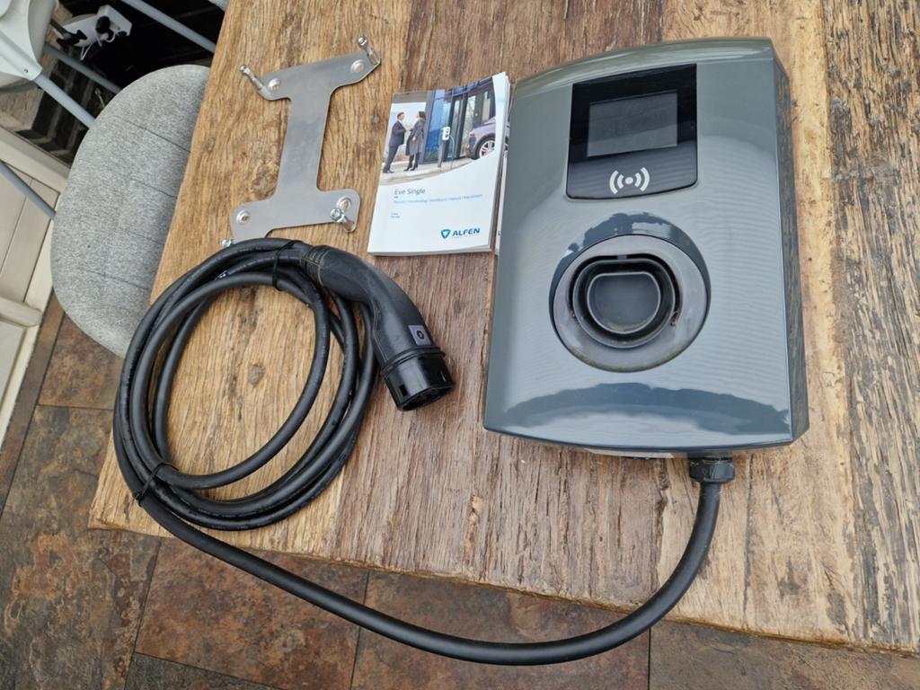 Alfen 3f 22kw laadunit met lange  kabel 8,5m .   IZGST, Ophalen of Verzenden, Laadpaal