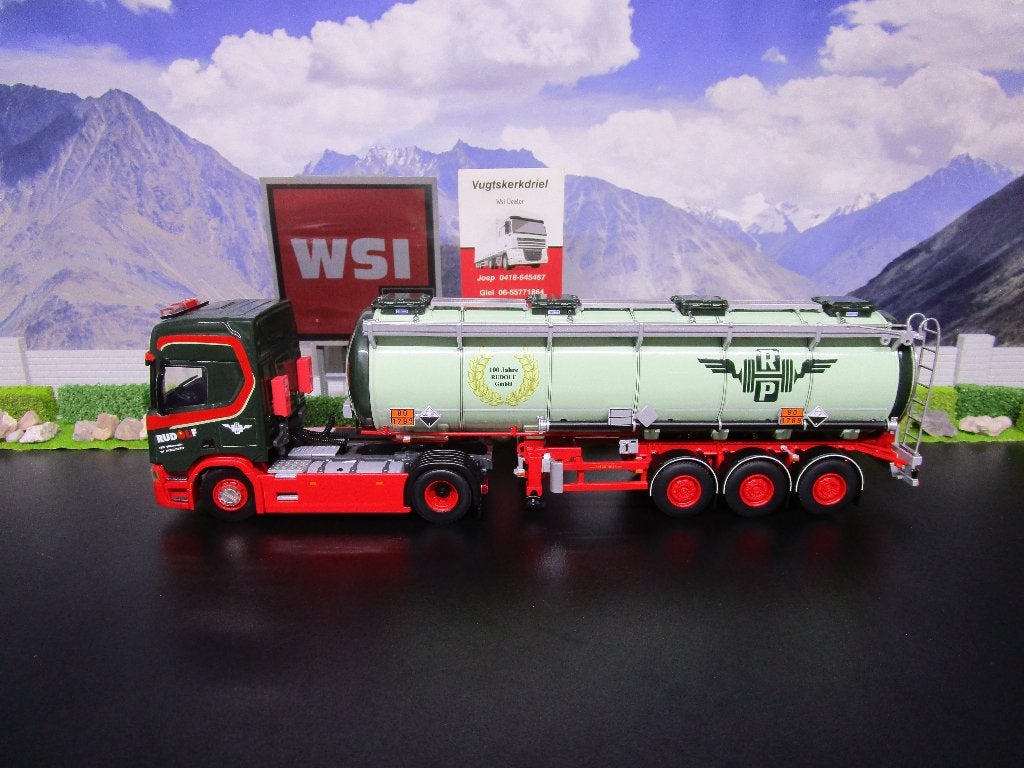 wsi 01-4073 rudolf gmbh scania r highline, Hobby en Vrije tijd, Modelauto's | 1:50, Ophalen, Nieuw, Bus of Vrachtwagen, Wsi