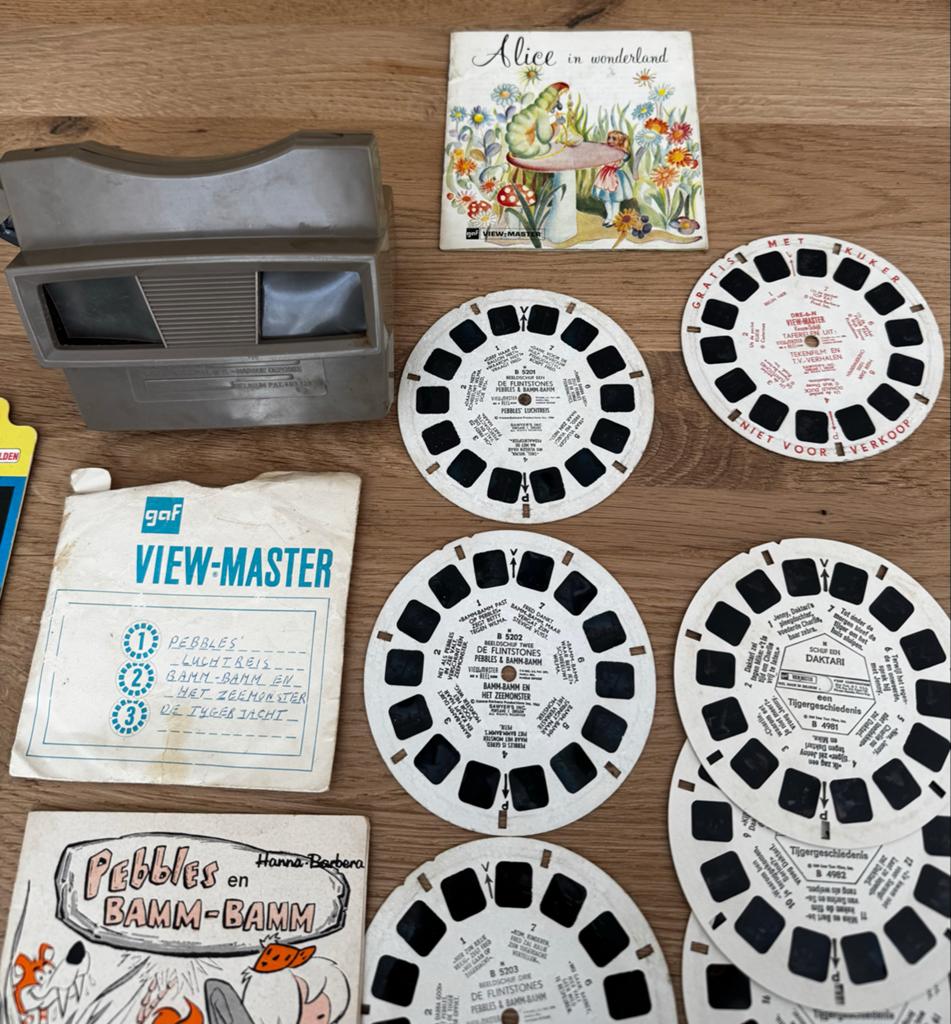 Set Gaf-view-master kijker en schijven., Ophalen of Verzenden, Jongen of Meisje