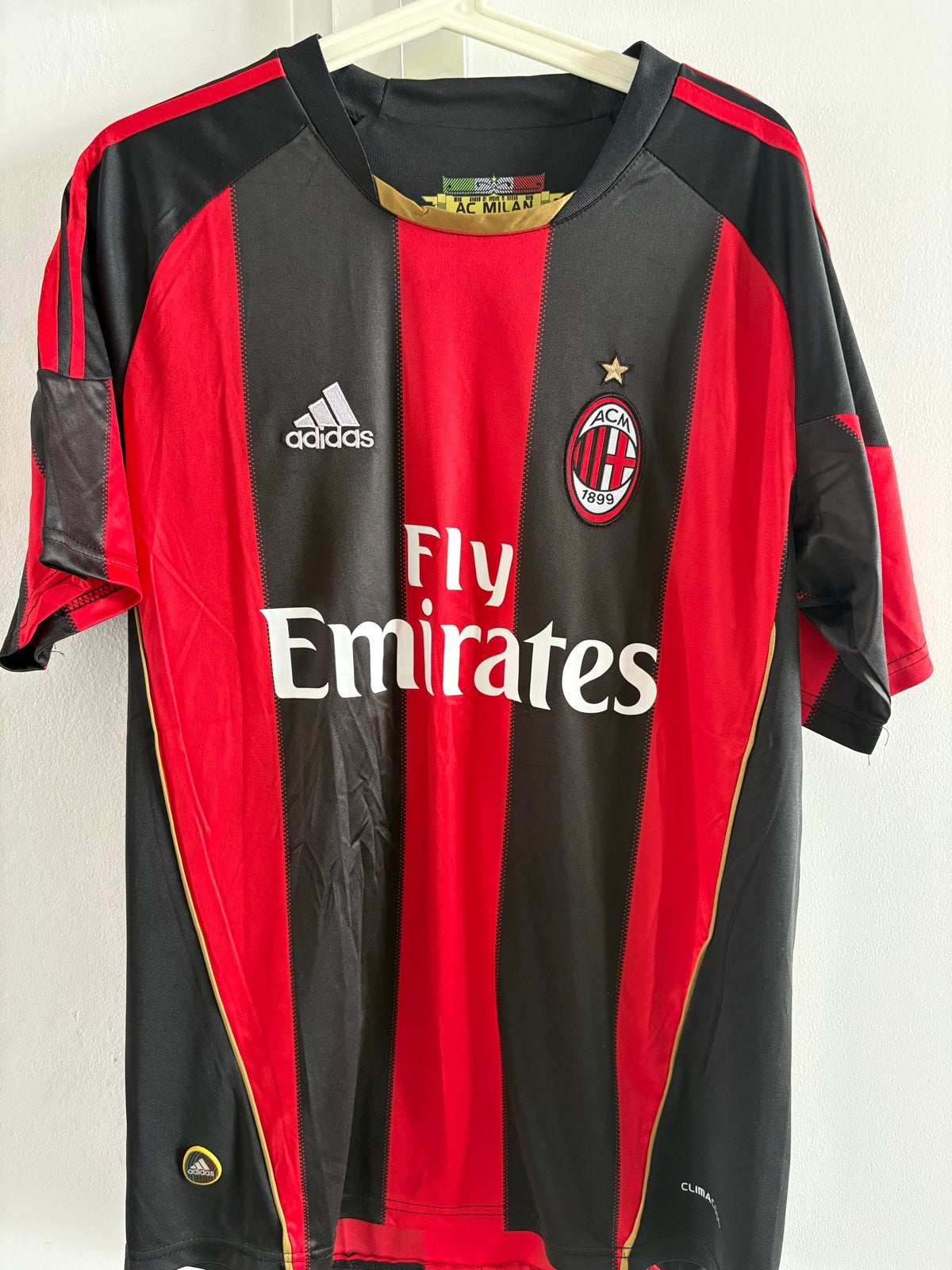 Retro AC Milan Adidas Cassano Large adidas kaka pirlo cafu, Ophalen of Verzenden, Nieuw, Maat 52/54 (L), Meerkleurig