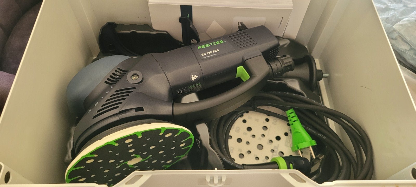 NIEUWE Festool RO 150 FEQ-Plus ROTEX, Ophalen of Verzenden, Nieuw, Minder dan 600 watt, Excentrische schuurmachine