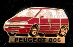Peugeot 806 pin- rood emaille, Verzenden, Nieuw, Transport, Speldje of Pin