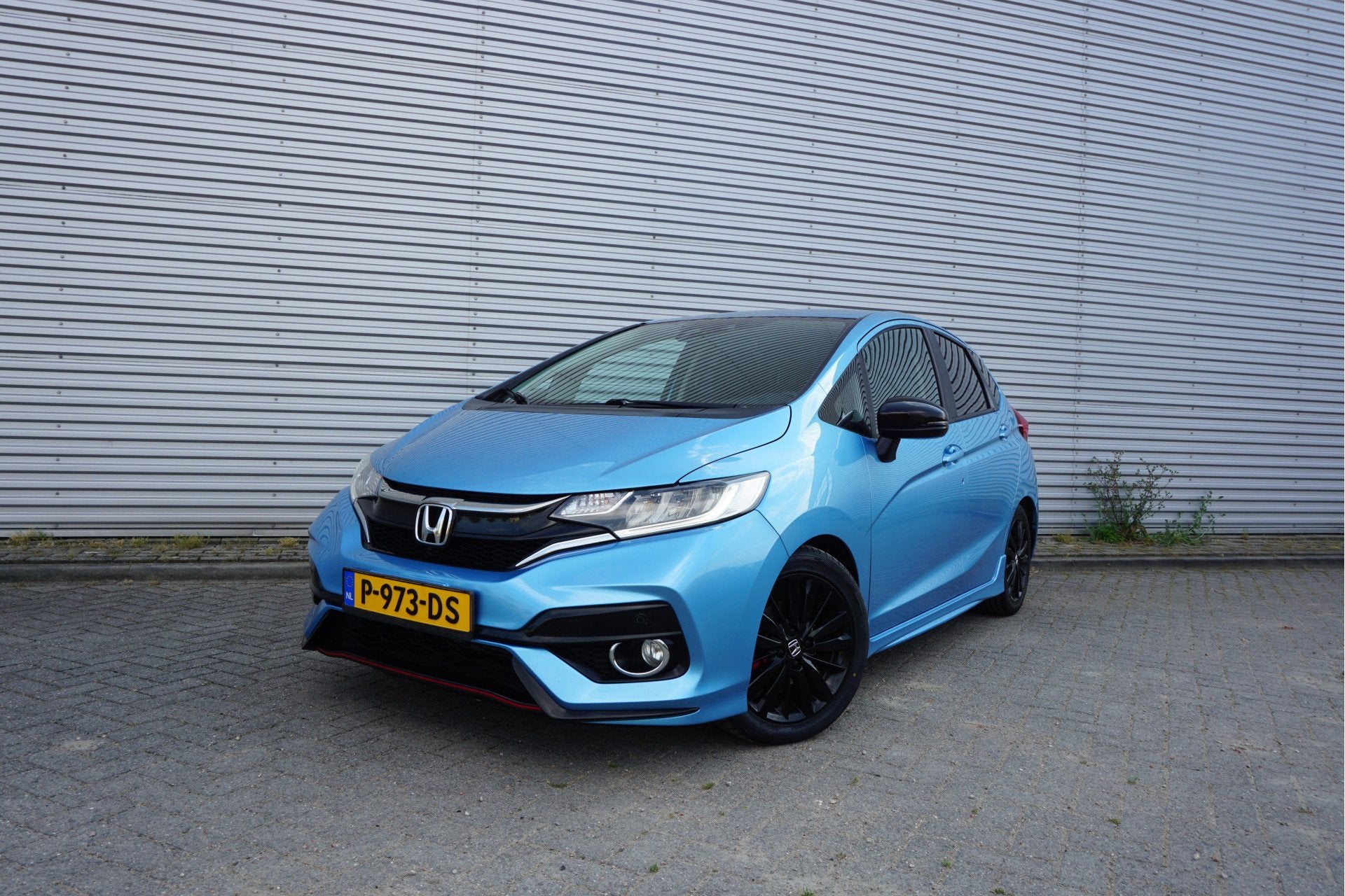 Honda Jazz 1.5 i-VTEC Dynamic Airco / Navi / Cruise / Stoelv, Auto's, Honda, Voorwielaandrijving, Euro 6, 4 cilinders, Blauw