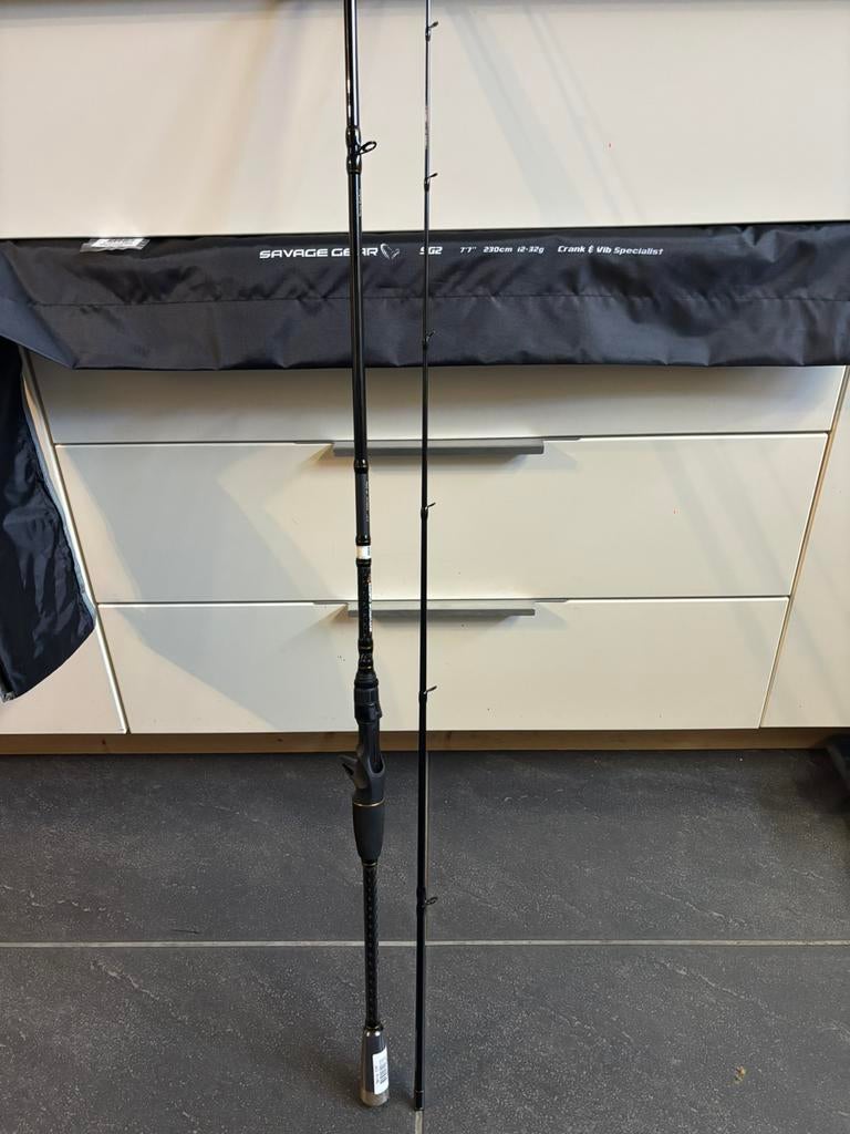 Savage Gear SG2 Crank&Vib Specialist 2,30m 12-32gr baitcast, Watersport en Boten, Hengelsport | Roofvissen, Ophalen of Verzenden