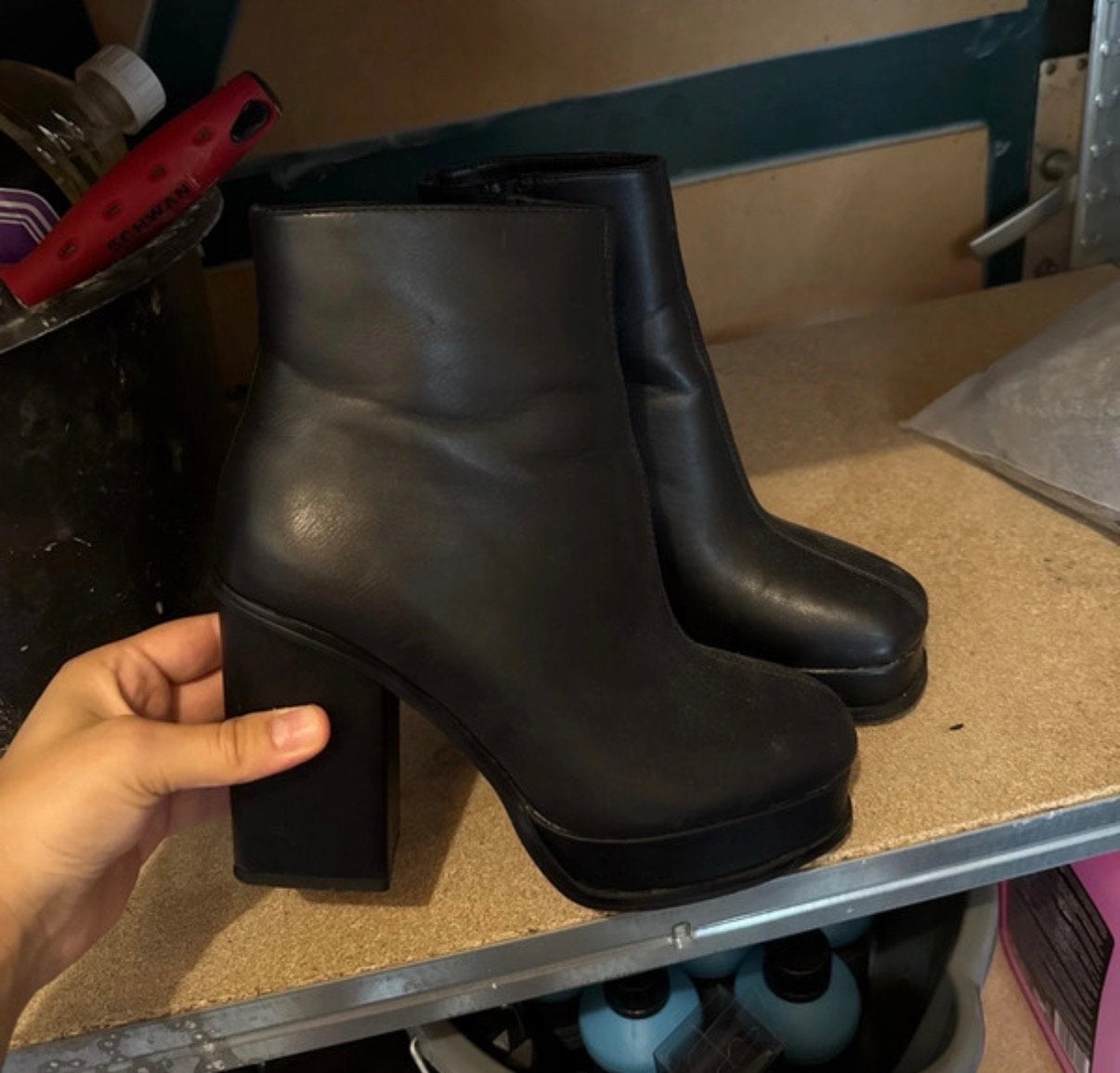 Partij verkoop damesschoenen merk, Schoenen met lage hakken, Zwart, Ophalen of Verzenden, Gedragen