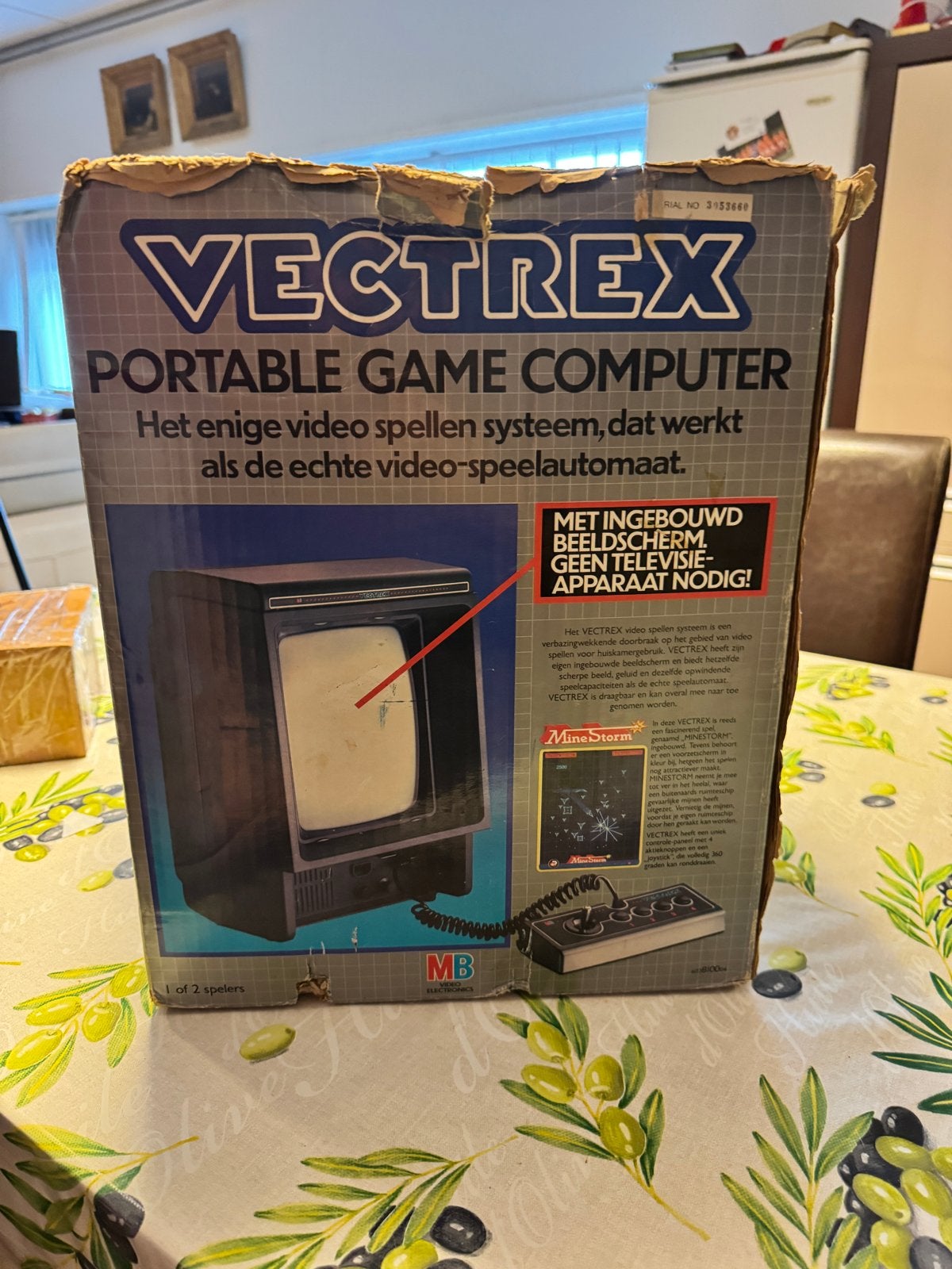 Vectrex Portable Game Computer met 6 spellen en originele do, Ophalen of Verzenden, Overige merken, Gebruikt
