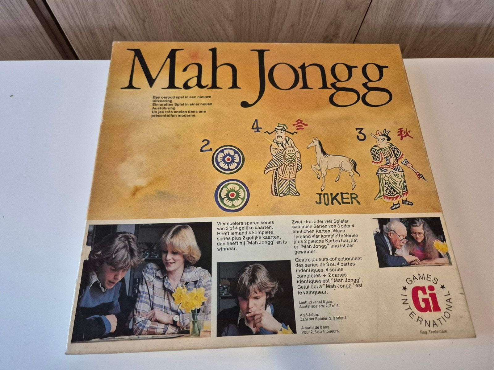 Mahjong Mah jongg bordspel, Ophalen of Verzenden, Minder dan 500 stukjes, Zo goed als nieuw