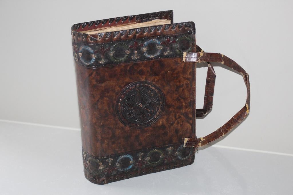 Handtas Bijbel School Hervormde Gem. Kerkwijk Delwijnen 1909, Ophalen of Verzenden