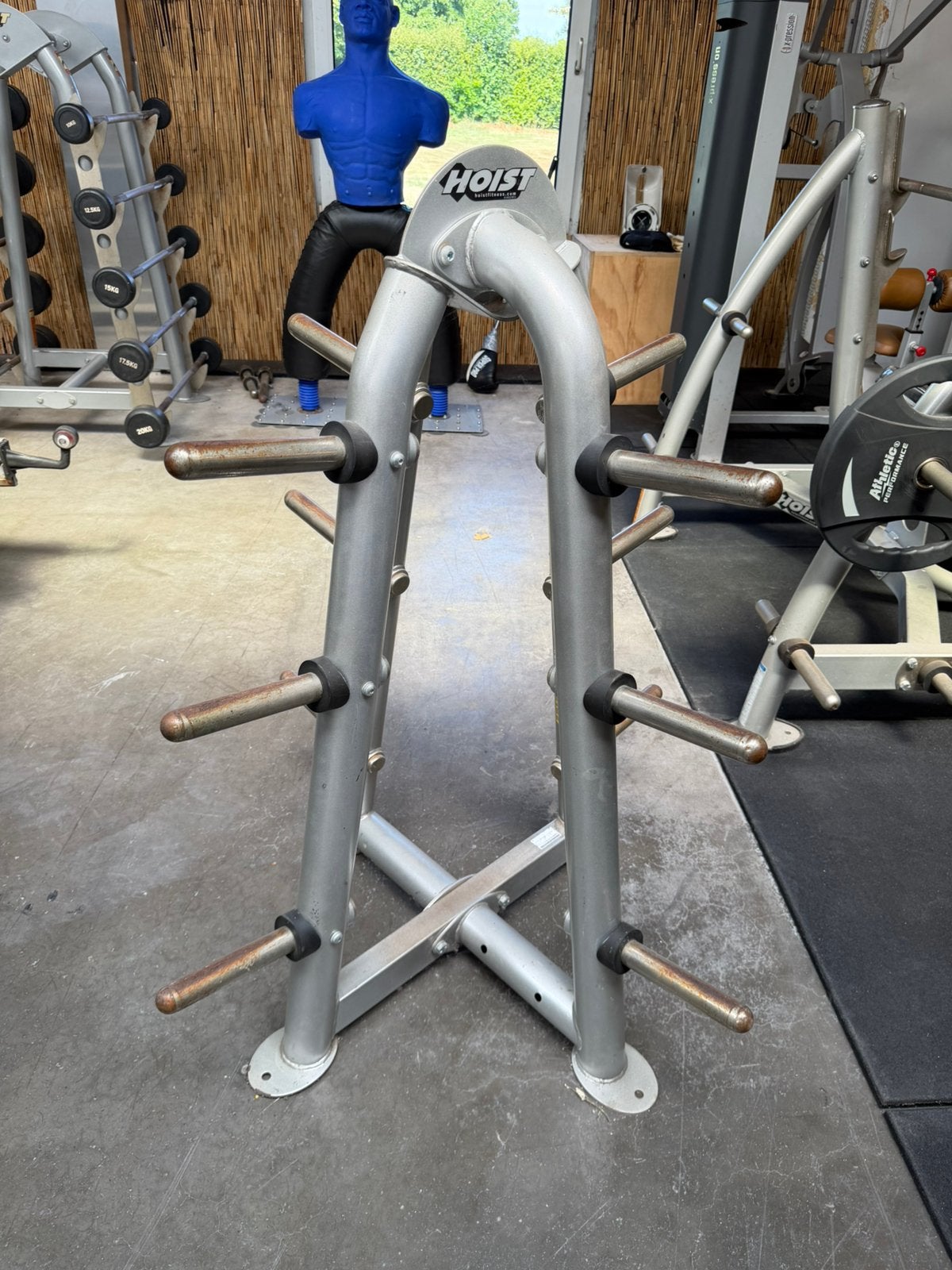 Fitness Hoist gewichten houder plate loaded, Ophalen, Zo goed als nieuw, Overige typen