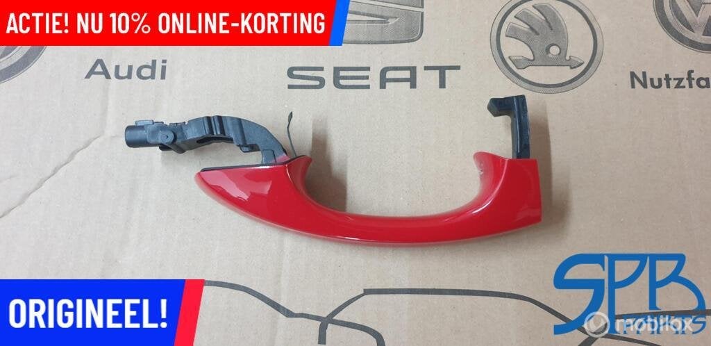 GOLF 7 KEYLESS LY3D LINKS PORTIER GREEP Deurgreep Linksvoor, Volkswagen, Nieuw, Ophalen of Verzenden