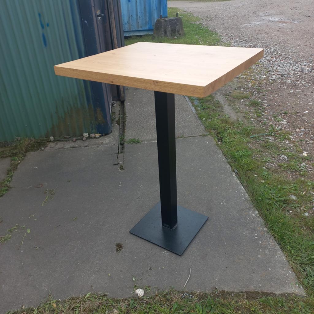 Statafel 4x met blad 70x80, hoogte 110 cm, Ophalen of Verzenden