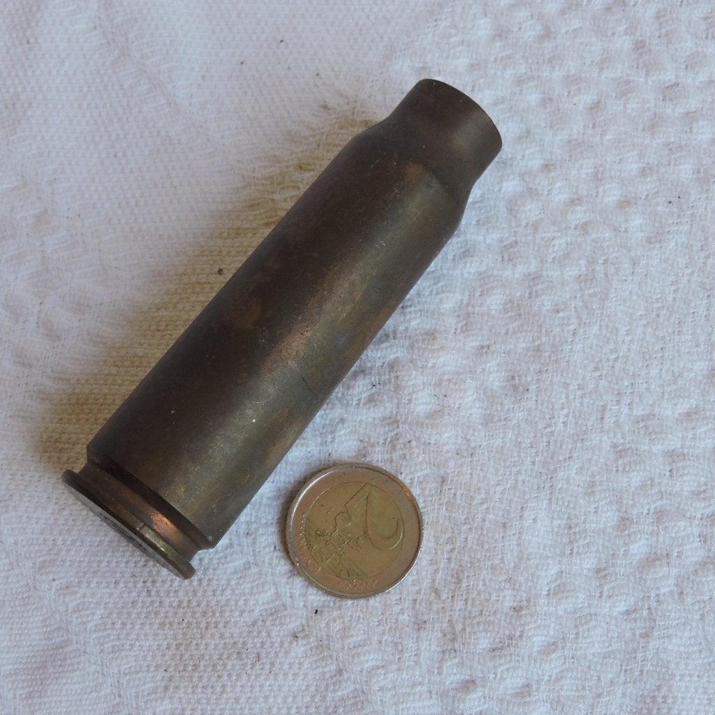 Koperen militair huls 10,4 cm lengte 3 cm doorsnede, Antiek en Kunst, Antiek | Koper en Brons, Ophalen of Verzenden, Koper