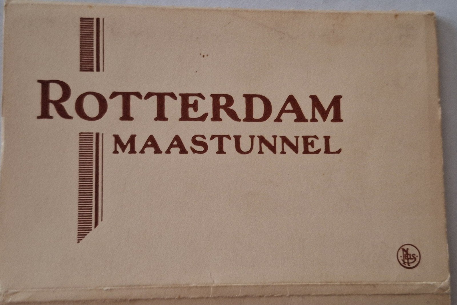 Oud fotoboekje Rotterdam Maastunnel - Historische foto's, Ophalen of Verzenden