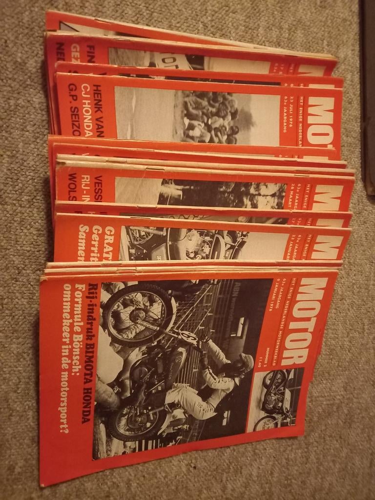 20 Motor tijdschriften - Vintage collectie, Boeken, Motoren, Ophalen of Verzenden, Gelezen, Algemeen