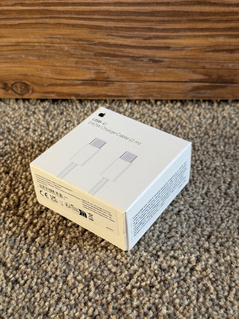 Originele Apple USB-C 240W Oplaadkabel (2 Meter) | Nieuw, Telecommunicatie, Mobiele telefoons | Telefoon-opladers, USB-C, Nieuw
