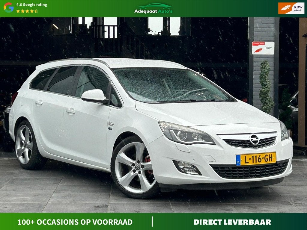 Opel Astra Sports Tourer 1.6 Turbo Sport|Cruise|Stoelvw|PDC, Auto's, Voorwielaandrijving, Euro 5, 730 kg, Gebruikt